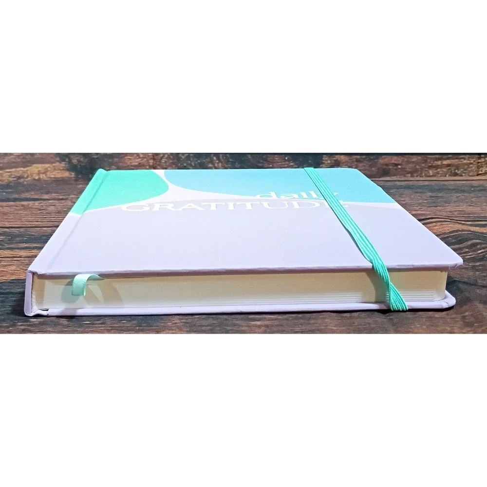 Spritz Daily Gratitude Journal Pastel Colorblock‎ Hardcover Planner 120 Sheets